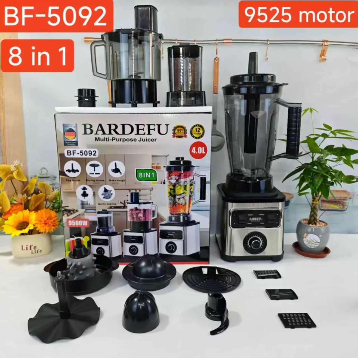 3L8In1Blender Commercial Stainless Steel