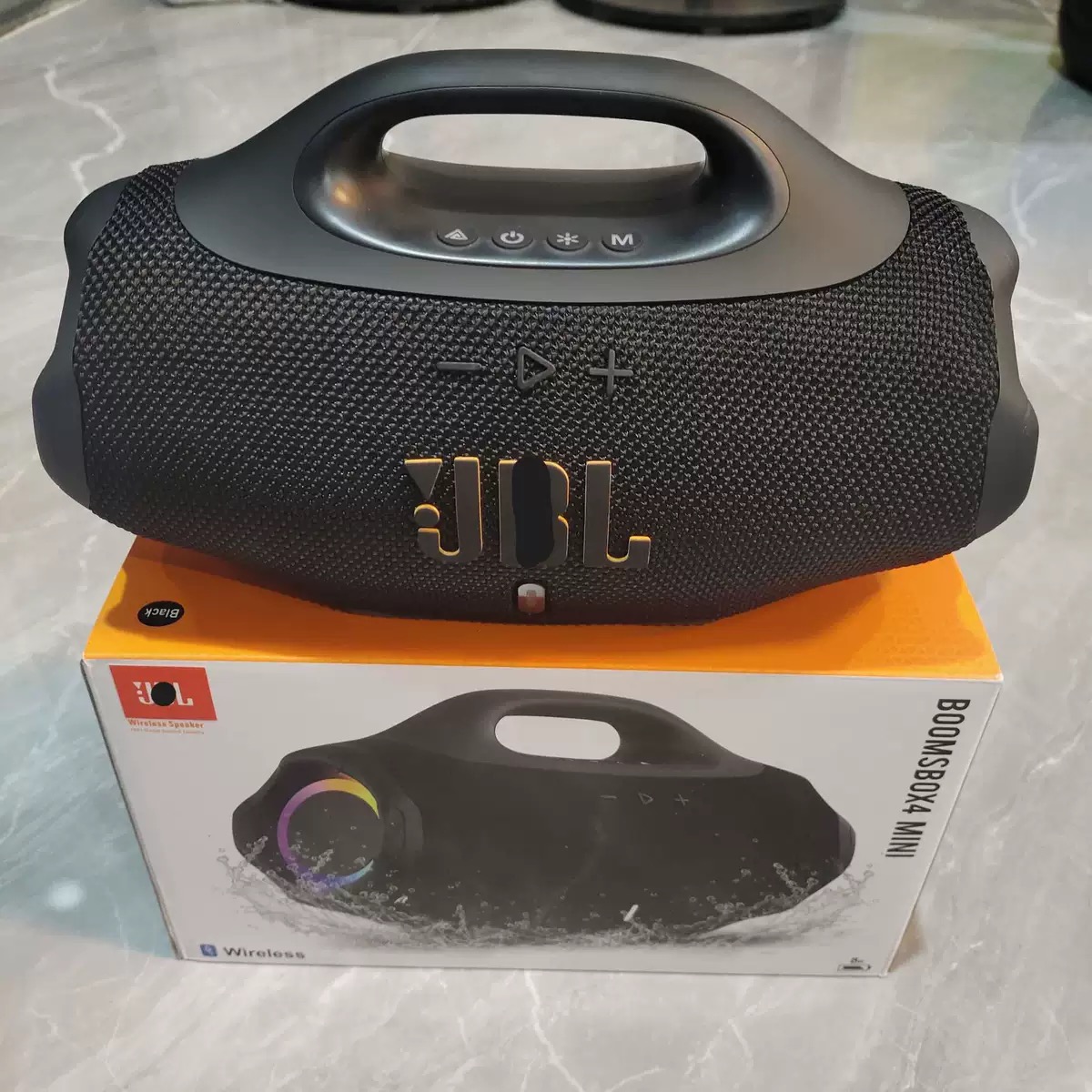 JBL Boombox 4 LED Music Warrior 4th Gen 60W Bluetooth Speaker