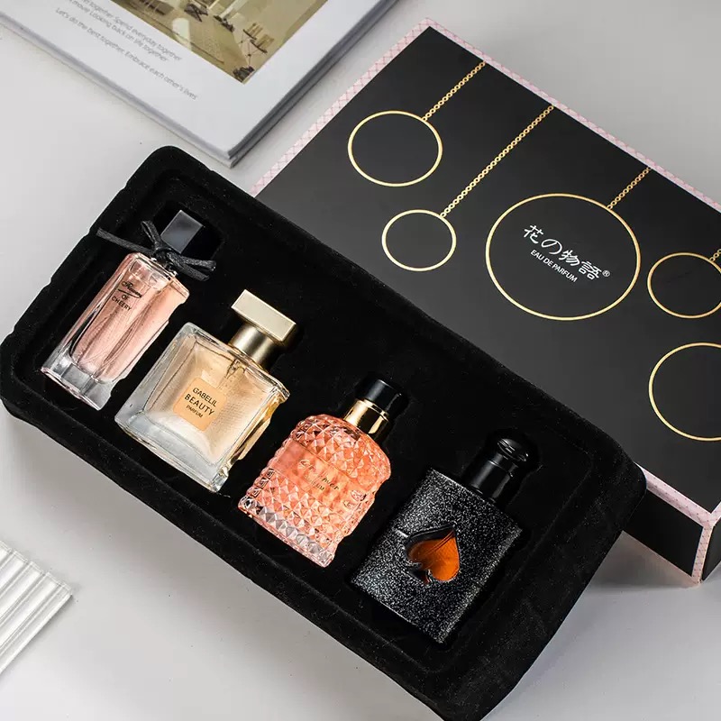 Flower Story Gift Box Women's Perfume Four-Piece Set