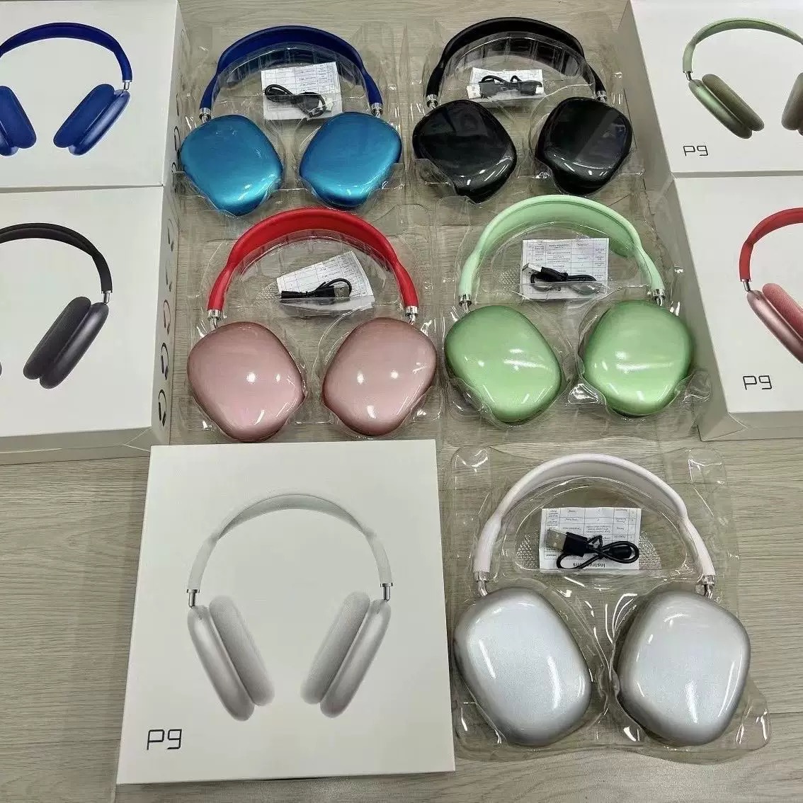 P9 Wireless Over-Ear Bluetooth Headset
