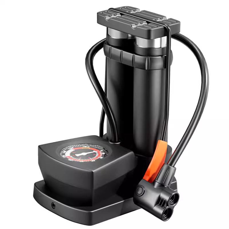 Universal Foot-Operated High Pressure Air Pump for Bicycle Electric Bike Motorcycle