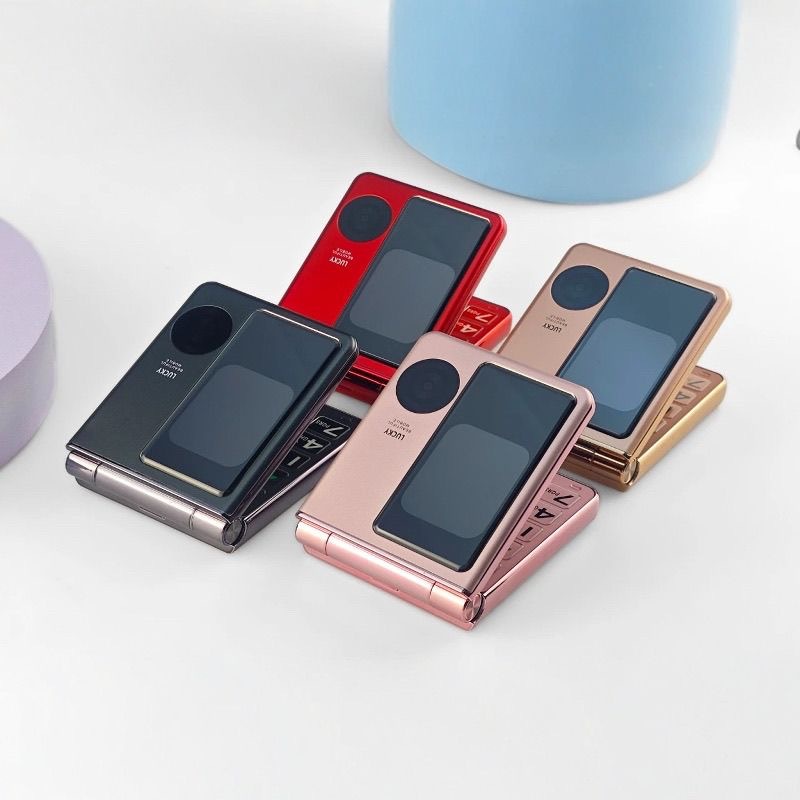 Dual-Screen Flip Phone for Students & Seniors with GPS & 5G Dual SIM