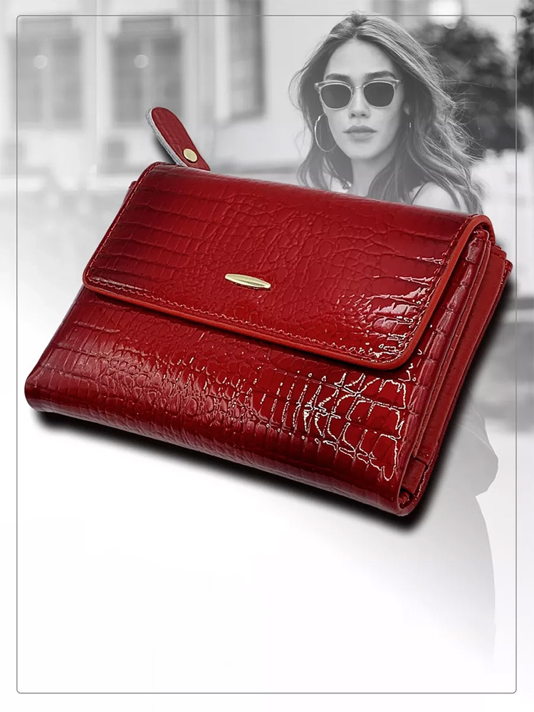 New Women's High-end Leather Multi-card Wallet