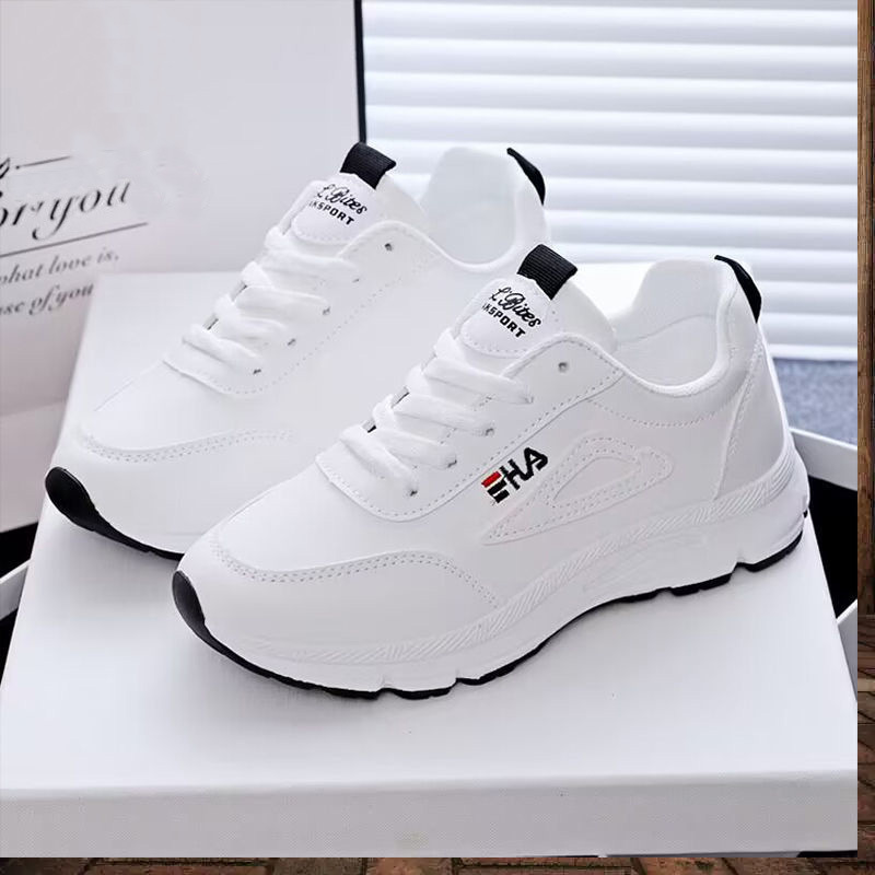 Cross-Border White Shoes Flats Daddy Shoes for Women