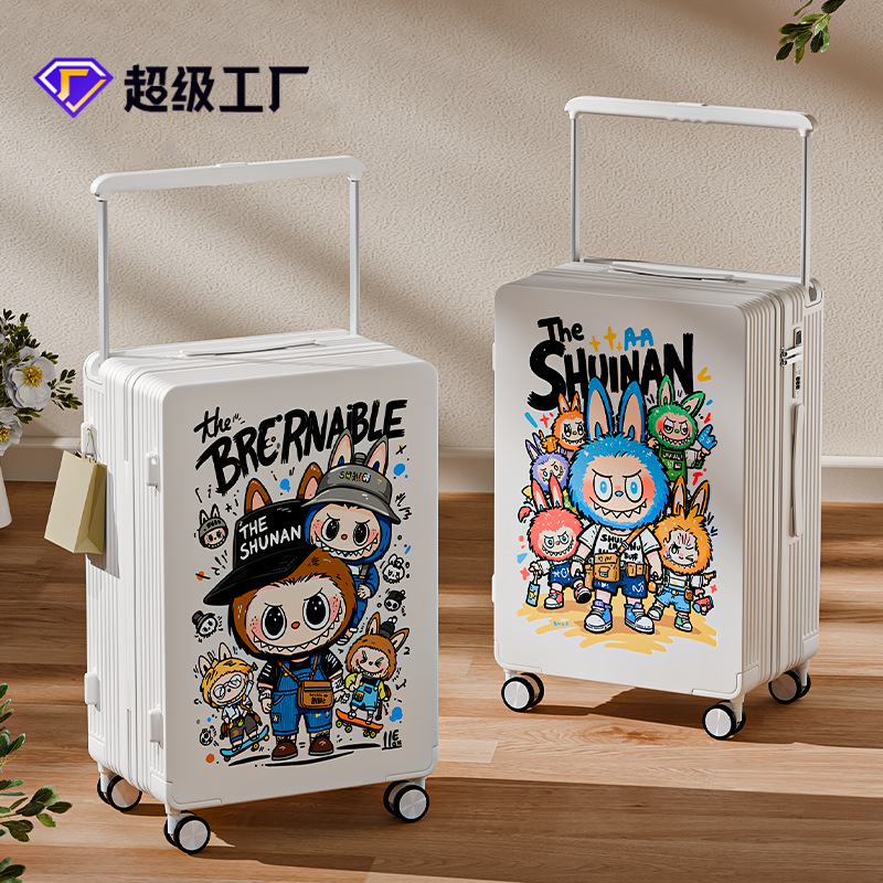 Wide Handle Suitcase