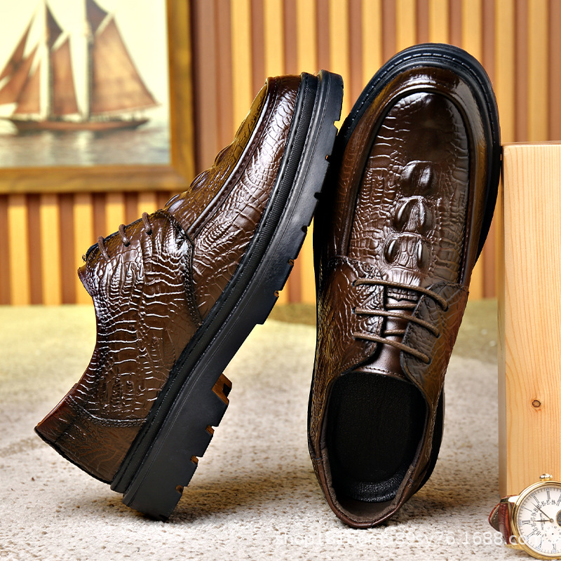 First-Layer Cowhide New Men's Business Formal Casual Leather Shoes