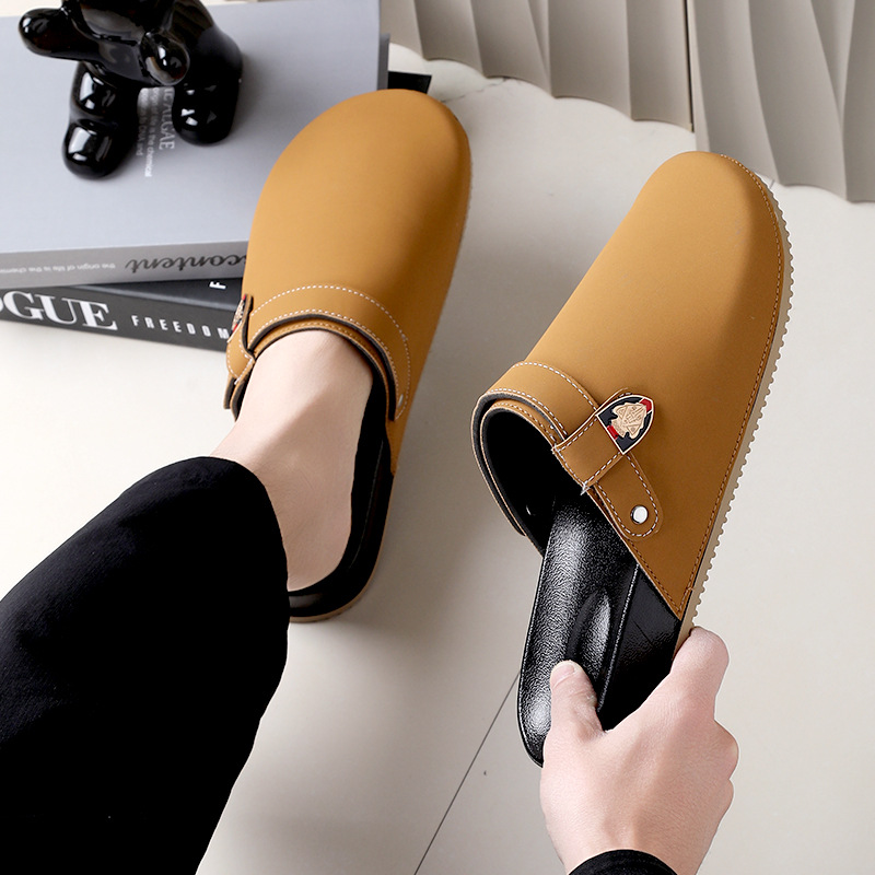 New Trendy Business-Style Men's Slippers for Summer,