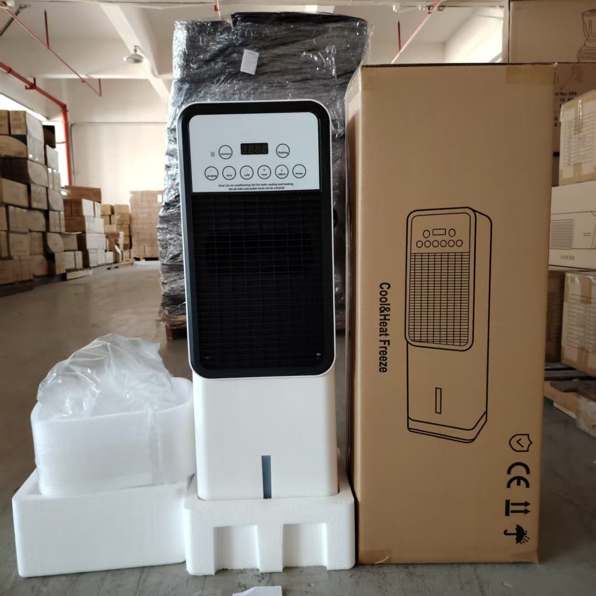 Dual-Use Mobile Air Conditioning Fan