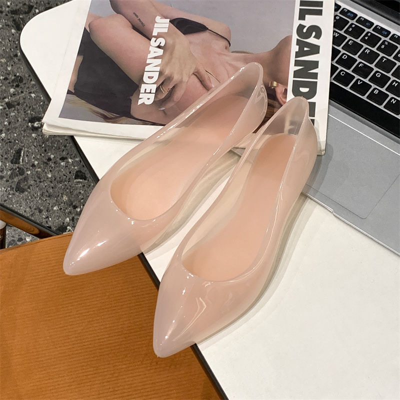 Jelly Rain Boots for Women's Outer Wear