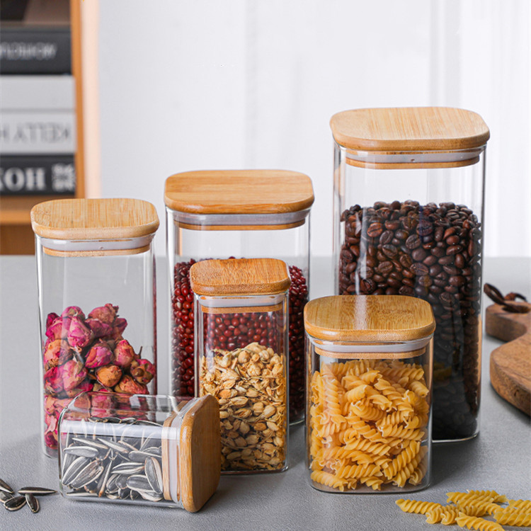High Borosilicate Glass Storage Jar