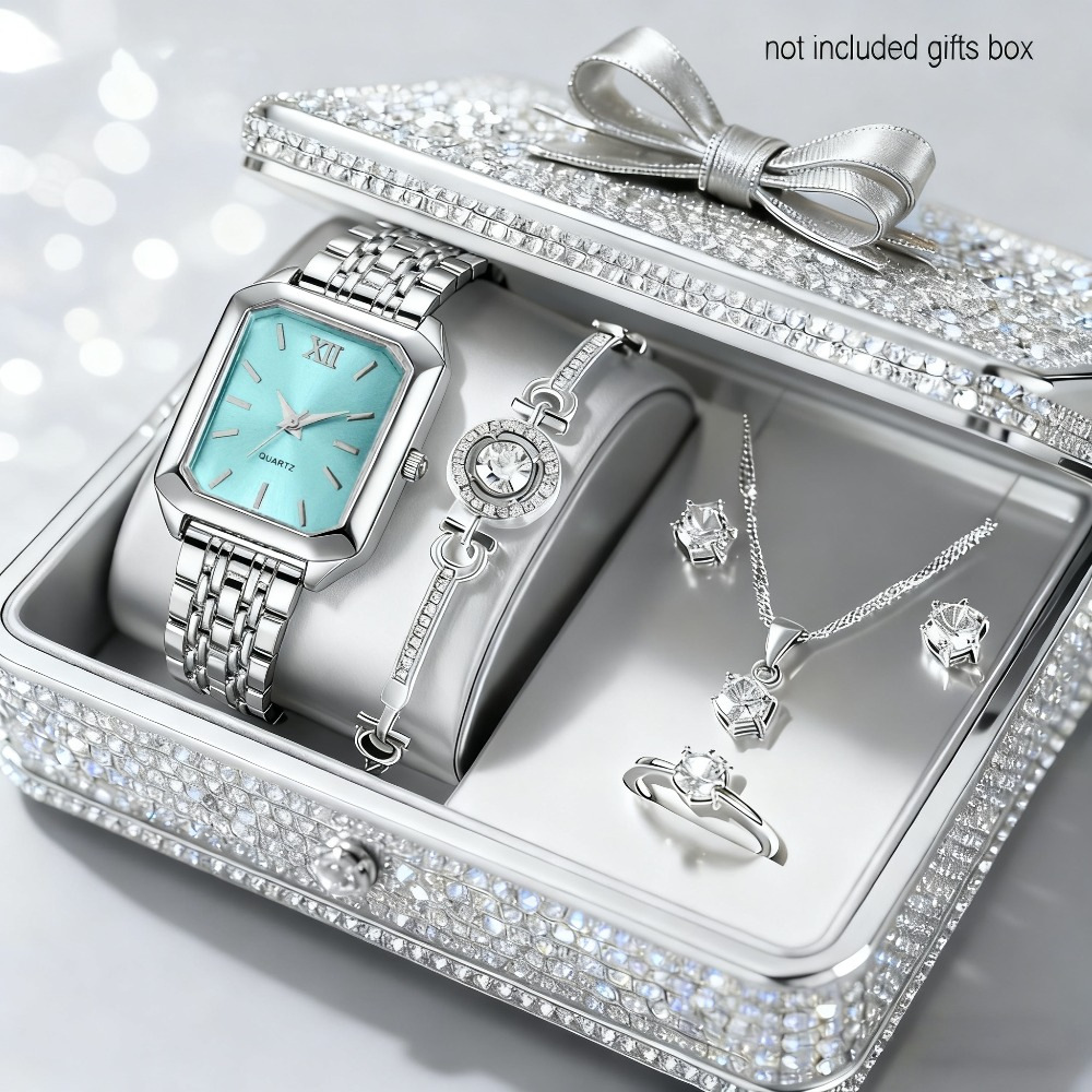 New Foreign Trade Hot-Selling Exquisite Women's Watch 5-Piece Set
