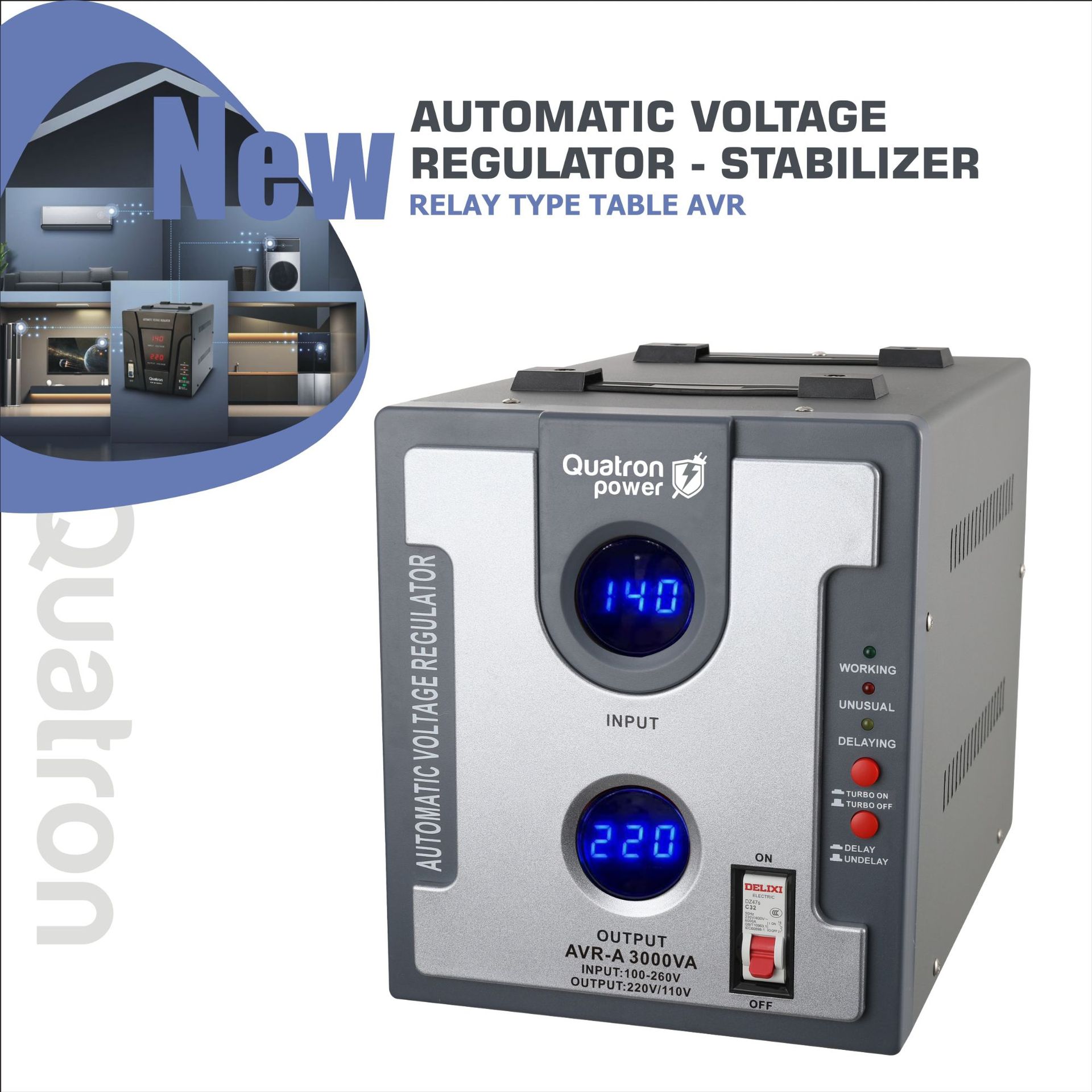 Stabilizer Household Appliances Avr-A 3000Va