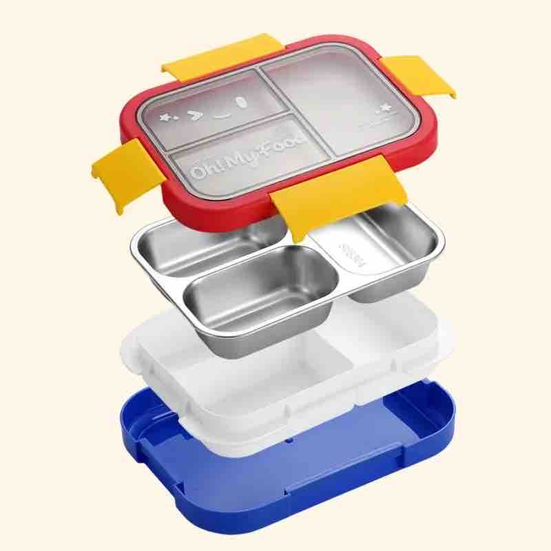 Compartmented 304 Stainless Steel Lunch Box