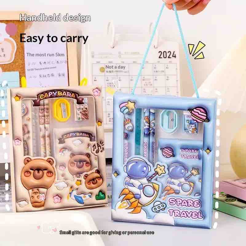 Cute Cartoon Stationery Set