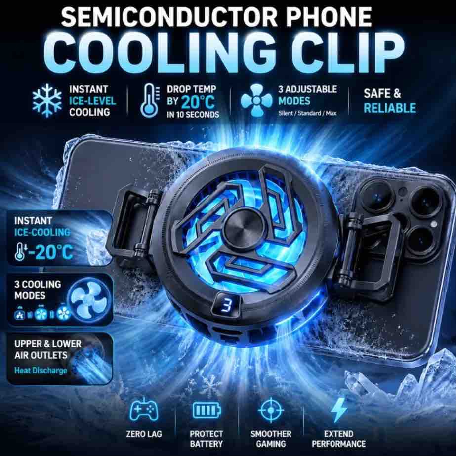 Semiconductor Phone Cooling Clip