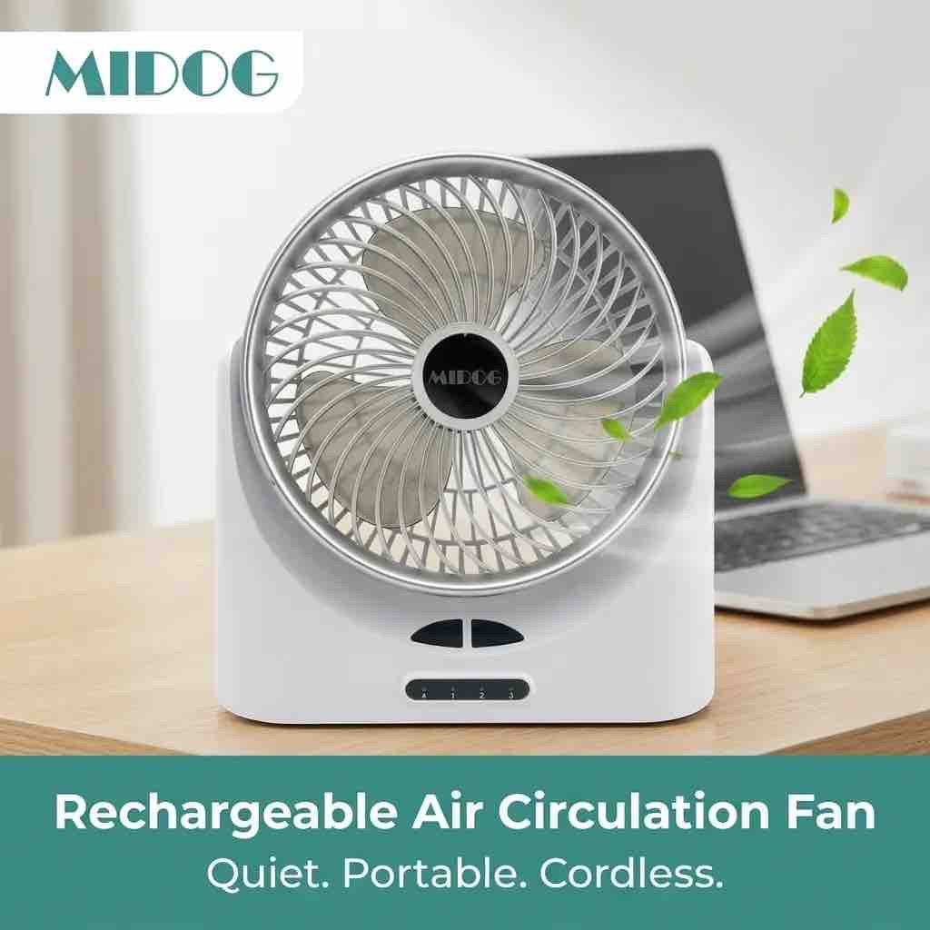 MIDOG Rechargeable Air Circulating Fan