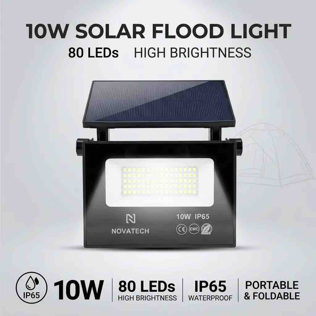 10w Solar Flood Light