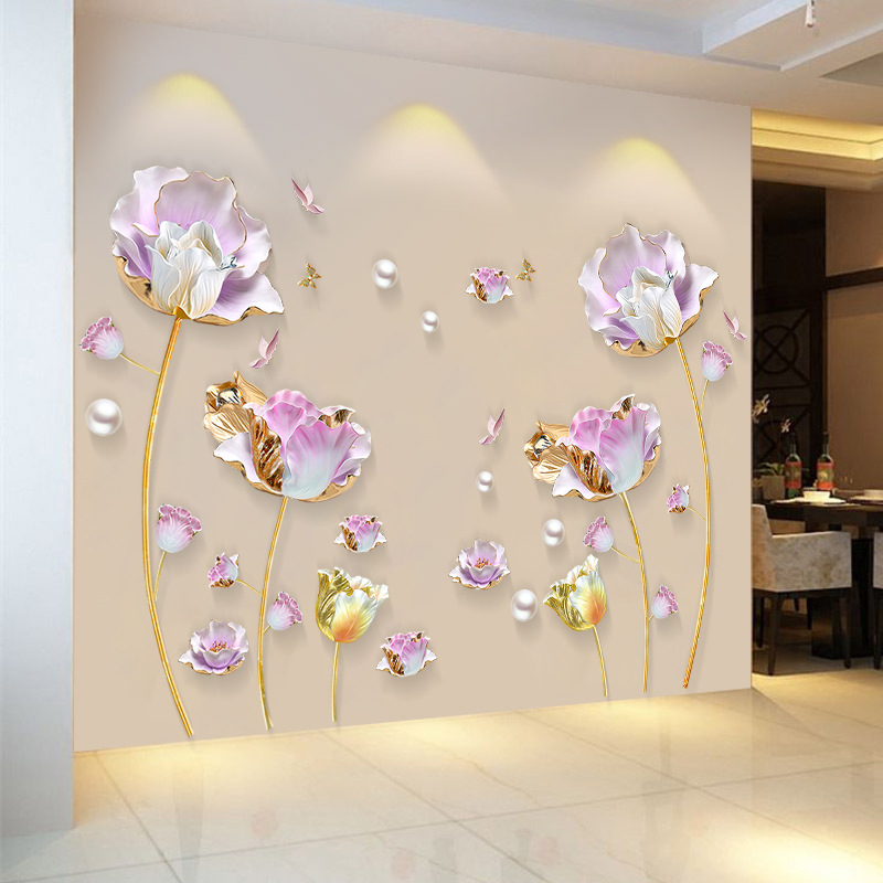3D Wall Stickers Chinese Style Hallway Decoration Home Stickers