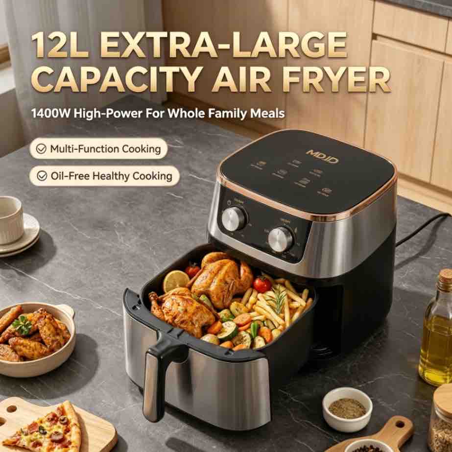 12L Extra Large Capacity Air Fryer