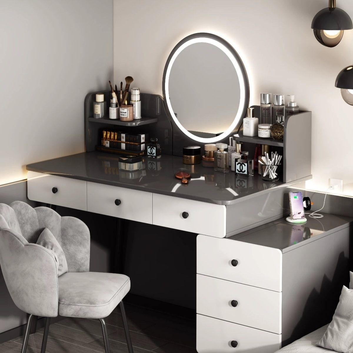 Solid Wood Dressing Table for Bedroom