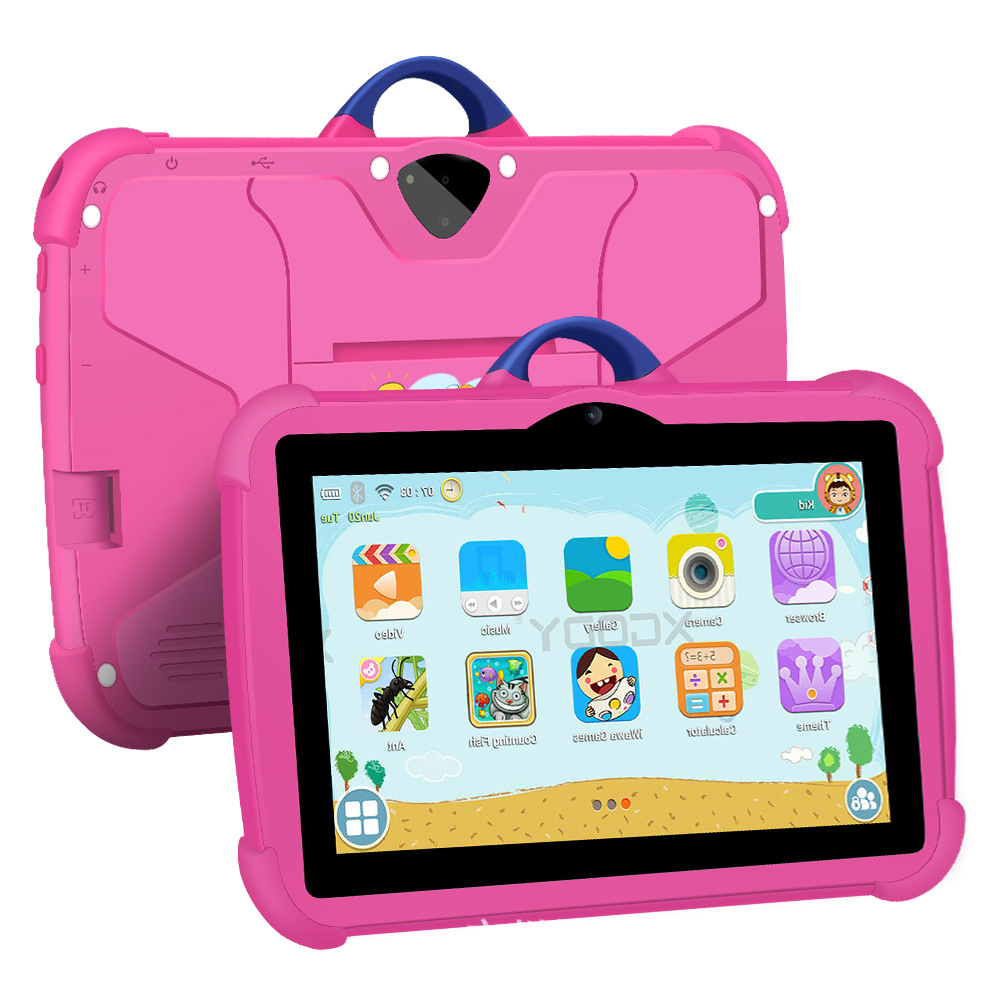 Export 7Inch Kids Tablet Pc Android7.1 Anti-Fall and Explosion-Proof Tablet Tab