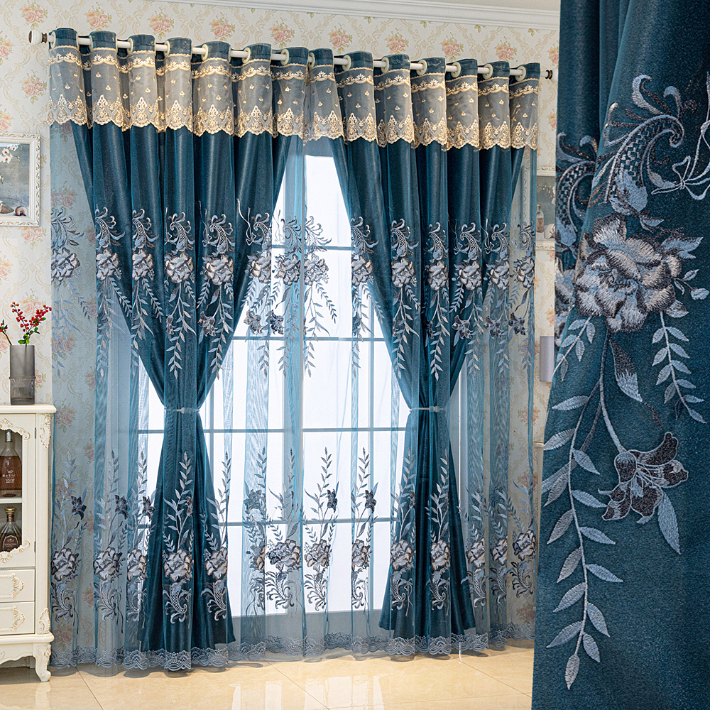 New Blackout Curtain Cloth Bedroom Scandinavian