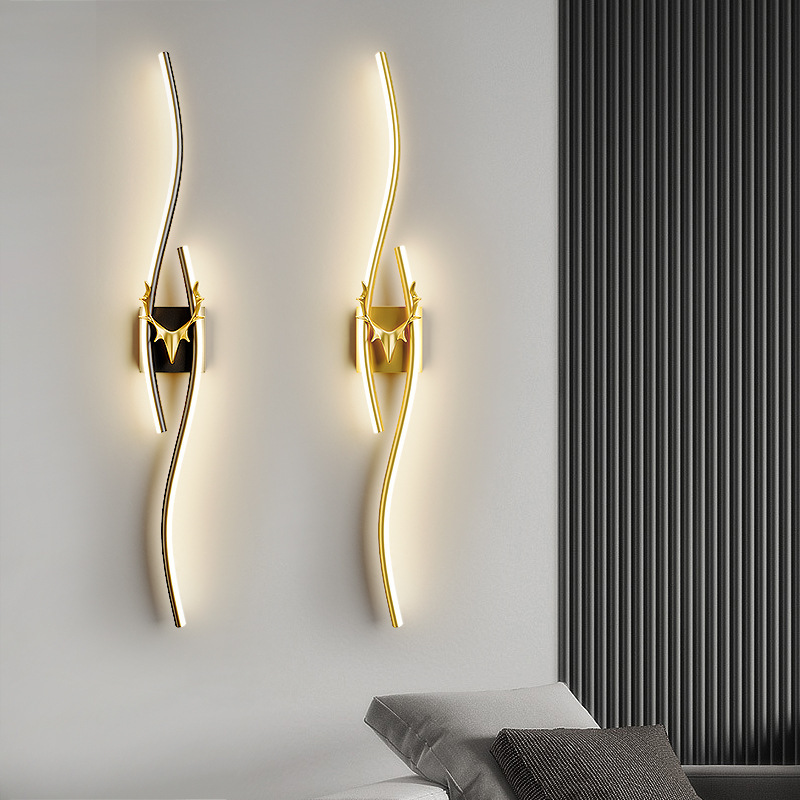 Creative Long Light Luxury Wall Lamp