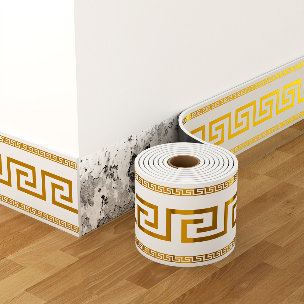 Self-Adhesive Marble Imitation Tile Skirting Line