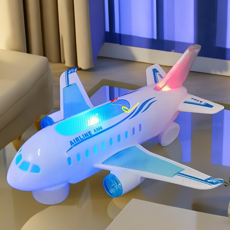 Luminous Electric Universal Music Airplane Toy